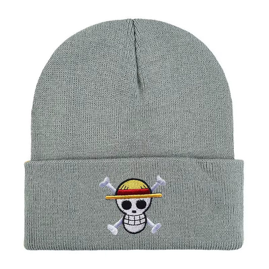 1Pc Anime Knited Hats Cosplay Adult Unisex Cap Cartoon Costume Lufy Anime Peripheral Fashion Warm Beanie Hat Accessories Gifts